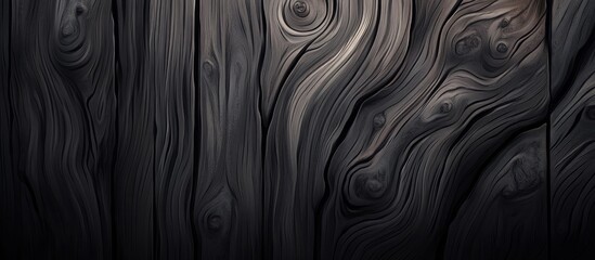 Fototapeta premium Dark Natural Wooden Board Background For Graphic Design