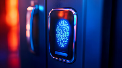 Modern Biometric Lock with Fingerprint Recognition