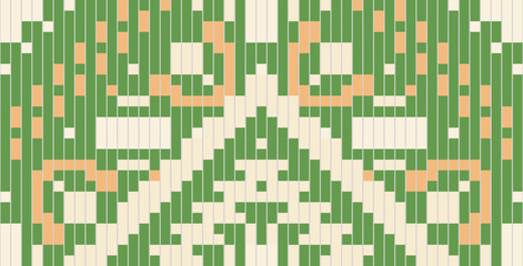 Motifs Simple Arabic Geometric Patternfolk Embroidery, Aztec Geometric Ornament Print. Design for Carpet, Wallpaper, Clothing, Wrapping, Fabric