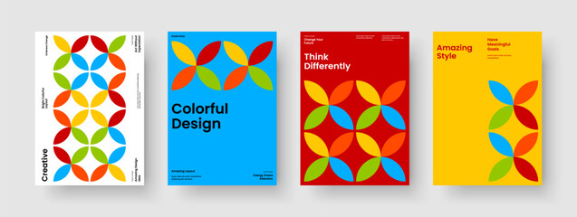 Obraz premium Abstract Book Cover Layout. Isolated Business Presentation Design. Creative Banner Template. Brochure. Report. Background. Flyer. Poster. Journal. Brand Identity. Portfolio. Magazine. Notebook