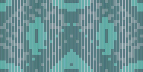 Mosaic Ikatee Patternfolk Embroidery, Aztec Geometric Ornament Print. Design for Carpet, Wallpaper, Clothing, Wrapping, Fabric