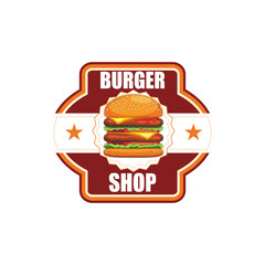 Burger Shop Logo Design, Cafe logo, Restaurant logo
