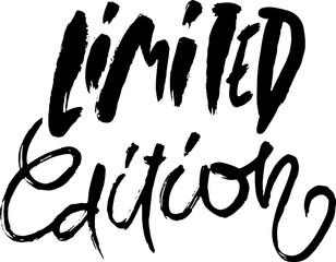 Limited Edition Dry Brush Modern Lettering Design.