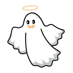 ghost4. Halloween Day Ghosts. Flying Ghost Characters