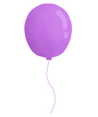 Purple balloon