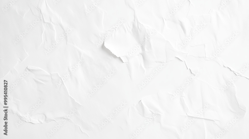 Aufkleber textured white surface featuring crumpled, wavy patterns ideal for creative projects or minimalist b