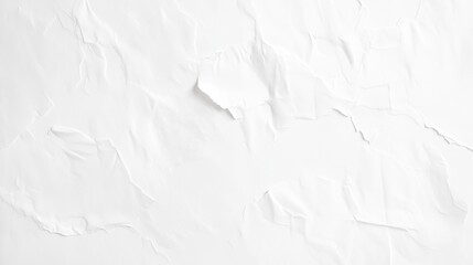 Obraz premium Textured white surface featuring crumpled, wavy patterns ideal for creative projects or minimalist backgrounds in various artistic applications