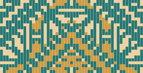 Ukrainian Korean Traditional Pattern Namefolk Embroidery, Aztec Geometric Ornament Print. Design for Carpet, Wallpaper, Clothing, Wrapping, Fabric