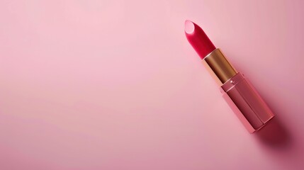 Obraz premium Make up lipstick mock up cosmetics wallpaper background