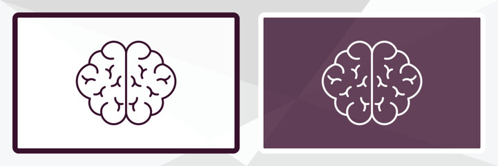 neurology outline icon. Linear vector from health and medical concept. Thin line white and black neurology icon isolated on white and dark background