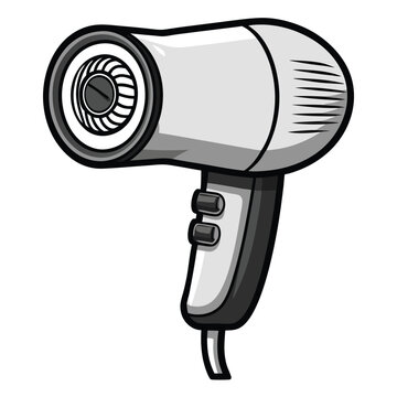 recommend clip art: Hair dryer vector silhouette