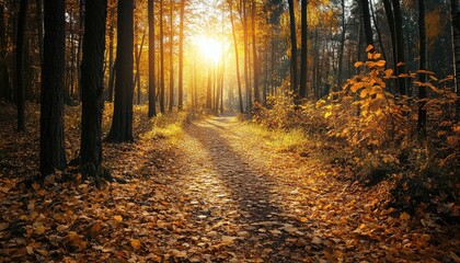 Obraz premium A Journey Through Autumn’s Beauty