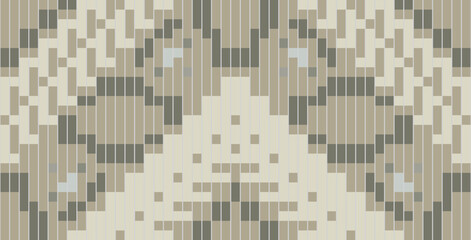 Native Islamic Geometric Patternfolk Embroidery, Aztec Geometric Ornament Print. Design for Carpet, Wallpaper, Clothing, Wrapping, Fabric