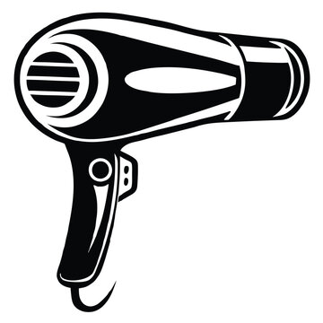 recommend clip art: Hair dryer vector line art