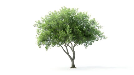 Obraz premium Tree isolated on white background