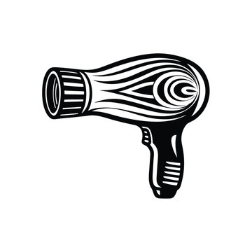 recommend clip art: Hair dryer vector line art