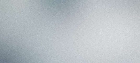 Subtle and elegant background with a grainy texture on metallic surface in silver tones
