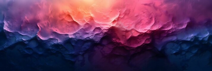 Fototapeta premium Dark Blue Purple Pink Grainy Gradient Background for Banner, Poster, Cover, or Header