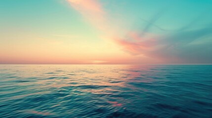 Obraz premium Vibrant gradient of ocean hues