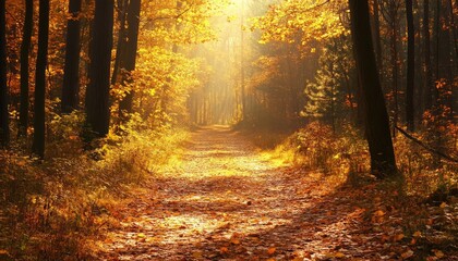 Obraz premium A Journey Through Autumn’s Beauty