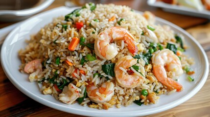Fried Rice with Seafood