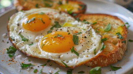 Fried eggs make a handy accompaniment