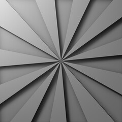 black and white shadows with layers, Future graphic geometric design. Geometry texture futuristic decoration