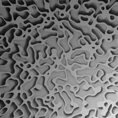 black and white shadows with layers, Future graphic geometric design. Geometry texture futuristic decoration