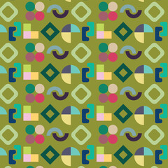 Seamless pattern design. Textile pattern