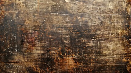 Obraz premium Stock photo of a large rough grunge wooden background with scratches