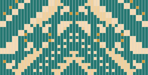 Russian Islamic Pattern Wallpaperfolk Embroidery, Aztec Geometric Ornament Print. Design for Carpet, Wallpaper, Clothing, Wrapping, Fabric