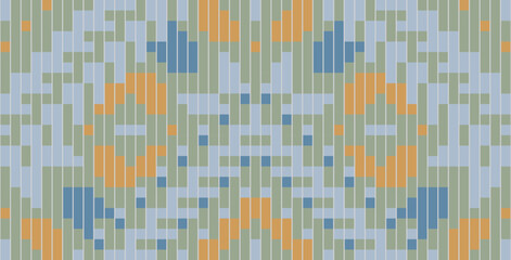 Antique Geometric Ethnic Pattern Designfolk Embroidery, Aztec Geometric Ornament Print. Design for Carpet, Wallpaper, Clothing, Wrapping, Fabric