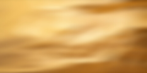 Defocused gold color background with big blank space, gold background with soft golden waves, background with space for text or image, copy space for design, luxury and elegant background