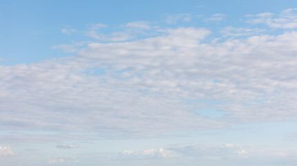 Clouds in the sky as a background