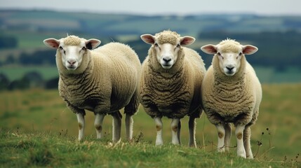 Fototapeta premium Images of sheep