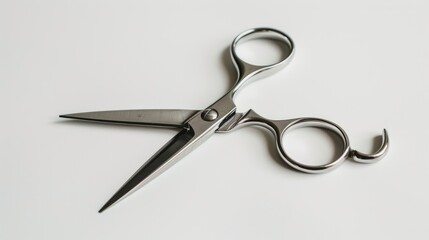 Small scissors on a white background