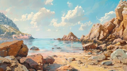 Rocky Coastal Shore