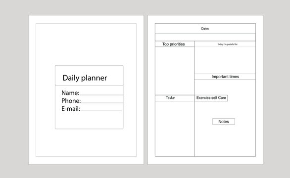 daily planner template