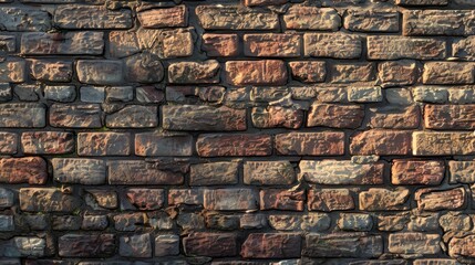 Naklejka premium Old brick wall background