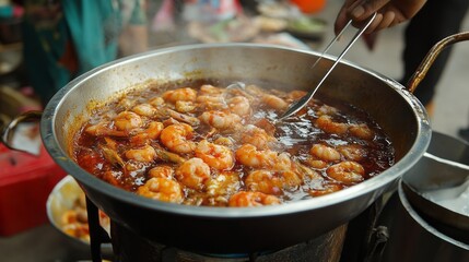 "Savor the Flavor: Fresh Boiled Fish Sauce at the Local Market"