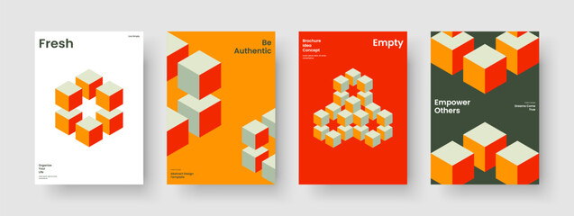 Obraz premium Modern Brochure Layout. Isolated Poster Template. Creative Background Design. Book Cover. Business Presentation. Banner. Flyer. Report. Portfolio. Journal. Catalog. Magazine. Handbill. Pamphlet