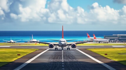 The Airplane on the Runway