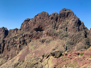 Le Capu Tafunatu lors de l'ascension de la Paglia Orba en Corse