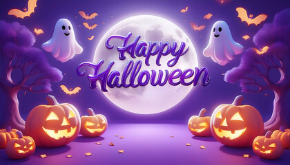 Halloween Night in the Pumpkin Patch