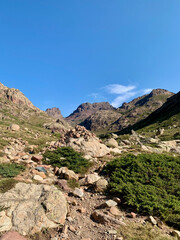 La Paglia Orba sur le sentier du GR20 en Corse