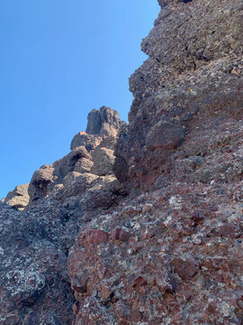 Paroi rocheuse sur la Paglia Orba en Corse