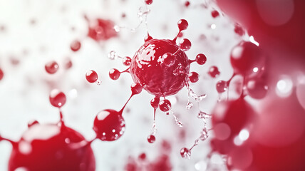 a close-up of a human cell under a microscope, depicting the eff