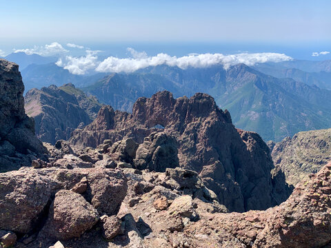 Le Capu Tafunatu lors de l'ascension de la Paglia Orba en Corse