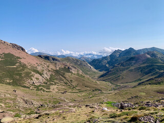 Vue sur la vallée du Golo en Corse
