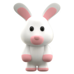 Bunny Rabbit 3D Cute Animal